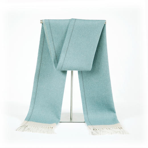 鑫缘 双面色织羊绒围巾 GD0030 商品图0