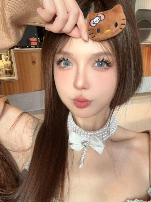 【大直径】Moonenleen-北极冰种-14.3mm【年抛 0-1000度 无525/575】 商品图6