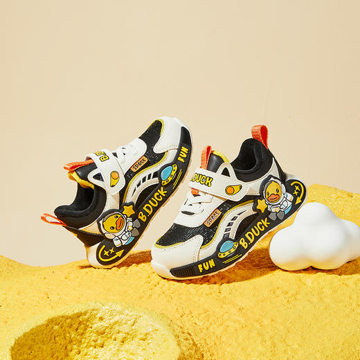 B.DUCK小黄鸭童鞋冬季男女童时尚运动鞋22-30 B5483007 商品图3