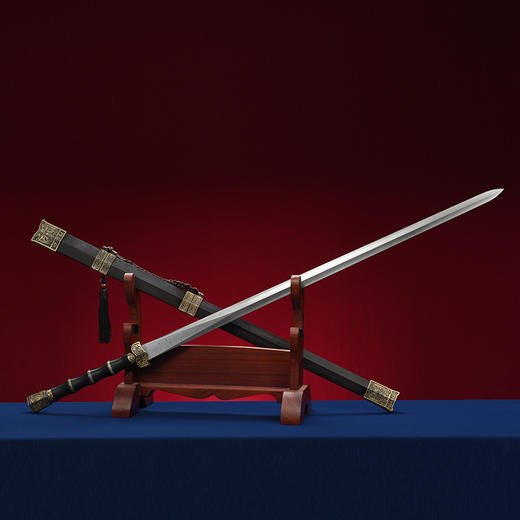 冷月汉武剑 沈新培 沈州 作品 沈广隆剑 龙泉沈广隆宝剑手工传统剑 sgl-2002 未开刃 商品图12