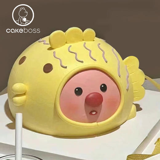 【私人订制】可爱小海哩露比蛋糕  总有人懂你的可可爱爱 商品图0