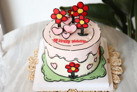 送你一朵小红花