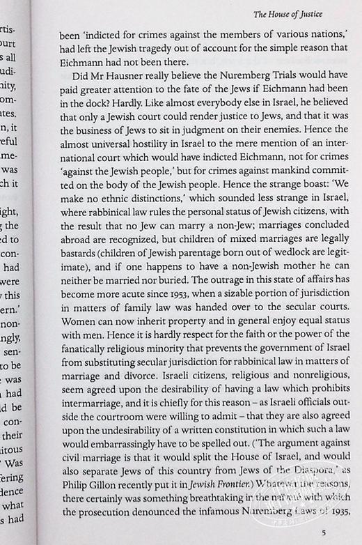 【中商原版】艾希曼在耶路撒冷 英文原版 PMC Eichmann in Jerusalem  A Report on the Banality of Evil Hannah Arendt 商品图7