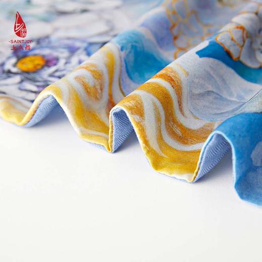 SAINTJOY/上久楷真丝披肩 女式真丝披肩  呦呦鹿鸣 PJS23001 商品图7