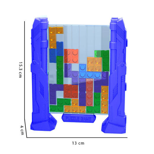 跨境热销 3D 立体俄罗斯方块 水晶质感颗粒逻辑思维训练益智玩具 商品图4