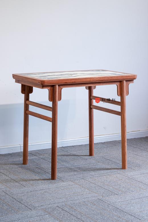 红桥红  家具严选  缅甸花梨（大果紫檀）【云石 88拍卖款刀牙小条案】 商品图0