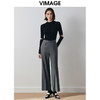 【转款下架】VIMAGE纬漫纪冬季新款洋气修身设计感款针织衫上衣V2013621 商品缩略图1