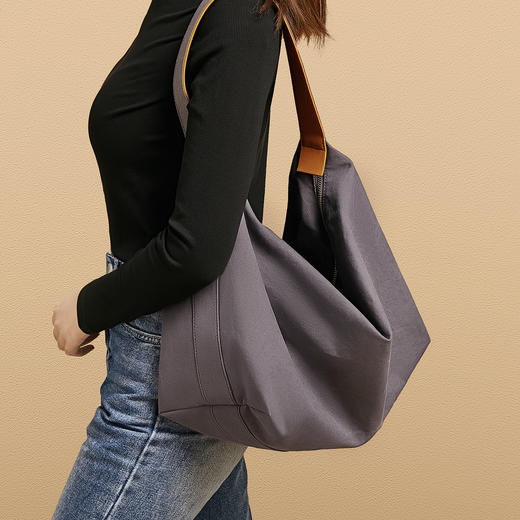 Safiya/索菲娅2023新款大容量托特包百搭女士单肩斜挎女包SF9151095Y 商品图0