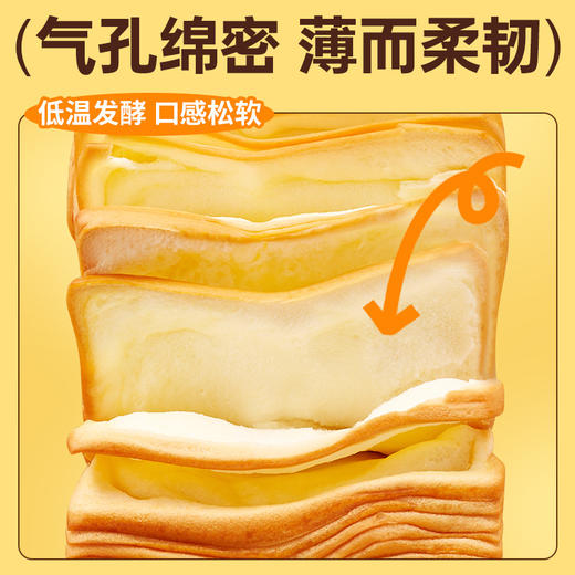 【醇厚牛乳香！千层牛乳吐司】嫩滑软糯，鲜香可口。一口咬下，香气四溢；层层魔方，层层满足；软手撕，口感绵密；早餐面包，生牛乳千层魔方吐司软手撕早餐面包整箱食品健康营养小零食健康特价清仓 商品图1