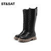 星期六潮酷厚底高筒骑士靴SS34117535 商品缩略图5