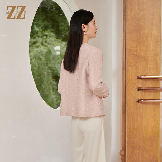 佐尔美秋季新款 优雅小香风上衣外套女E33SO16 商品图4