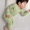 【暖暖的全棉材质，高腰设计呵护小肚子！】宝宝秋衣秋裤新款套装全棉高腰护肚加厚婴儿保暖内衣无骨卡通睡衣 商品缩略图2