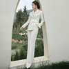 IWY/秋冬新款高端优雅国风白色西装套装女气质阔腿裤西服职业装olFYC217+FYP218 商品缩略图4