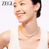 ZEGL碎银子人造大珍珠项链女轻奢小众高级感碎银几两锁骨毛衣颈链 商品缩略图3