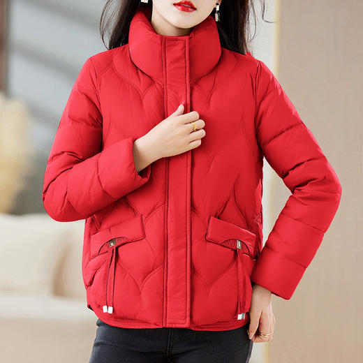 冬季新款，时尚气质保暖羽绒服女装加绒短款休闲羽绒服QYM-KED-Q3838-Y 商品图0
