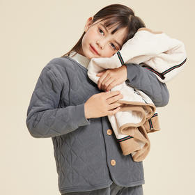 【加厚蚕丝羊绒保暖上衣】蚕丝羊绒夹层，温暖过冬，可外穿设计