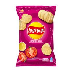乐事（Lay's） 薯片原味70g多口味可选薯片网红膨化食品居家追剧零食年货节礼包 墨西哥鸡汁番茄味70g