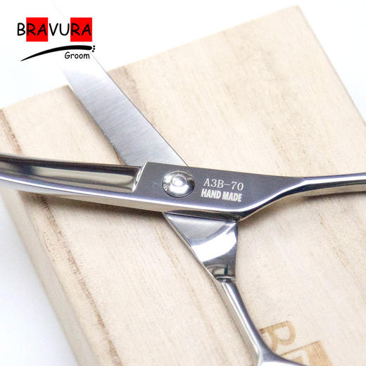 宠物弯剪A3B-70宠物美容剪刀意大利BravuraGroom狗狗专业剪毛打薄剪刀 商品图2