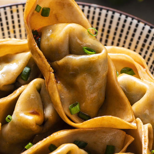 黑皮菜肉大馄饨 全麦黑猪肉荠菜元宝馄饨255g/袋 A-1275  一条狗（效期26年7-8月） 商品图6