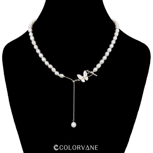 Colorvane 【蝶语】天然淡水女神珍珠项链【配备证书】 商品图0