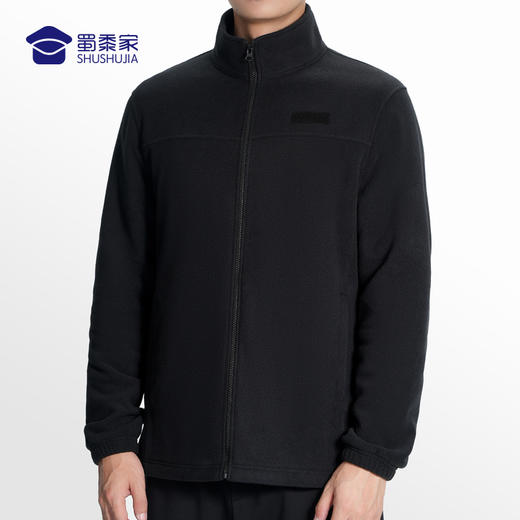 【实付满399送保温杯】【摇粒绒聚暖外套】保暖防风长袖外套秋冬立领通勤服 商品图5