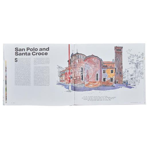 预售 【中商原版】Venice Sketchbook 进口艺术 威尼斯写生本 商品图7