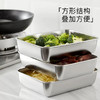 39.9💰到手4件👉🏻全能不锈钢方盒❗️一盒多用❗️食材收纳 备菜🥬 腌肉🍖 烘焙🍕 拌凉菜🥒...食品级304材质🤩大容量 叠放不占空间 健康环保 用的安全放心味！🥰 商品缩略图1