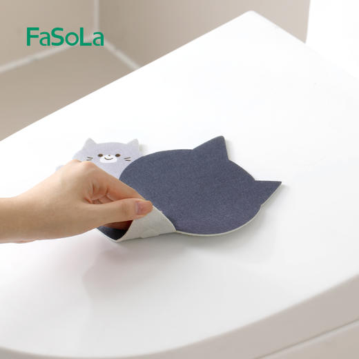 FaSoLa马桶除臭贴卡通毛毡马桶贴纸浴室防水香薰除异味座便器装饰贴 商品图10