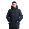 MOOSE KNUCKLES 男士金属驼鹿指节徽标连帽羽绒服 深蓝色 M32MJ152 833 商品缩略图0