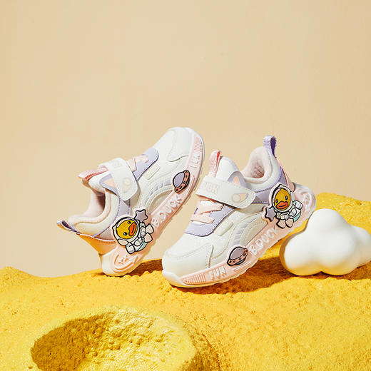 B.DUCK小黄鸭童鞋冬季男女童时尚运动鞋22-30 B5483007 商品图4