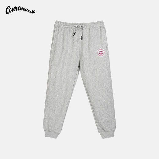COURTMAN雷球标束脚卫裤2023秋运动休闲篮球风宽松百搭针织裤长裤 商品图2