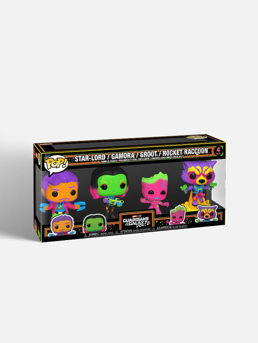 Funko POP电影银河护卫队2荧光款螳螂女格鲁特火箭浣熊星爵礼盒套装手办 69111 商品图3