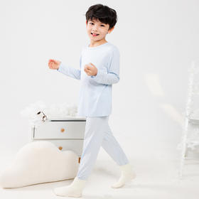 棉果果商场同款春季新品兰精莫代尔80-130尺码内衣家居服睡衣上衣+裤子套头套装M111302423107