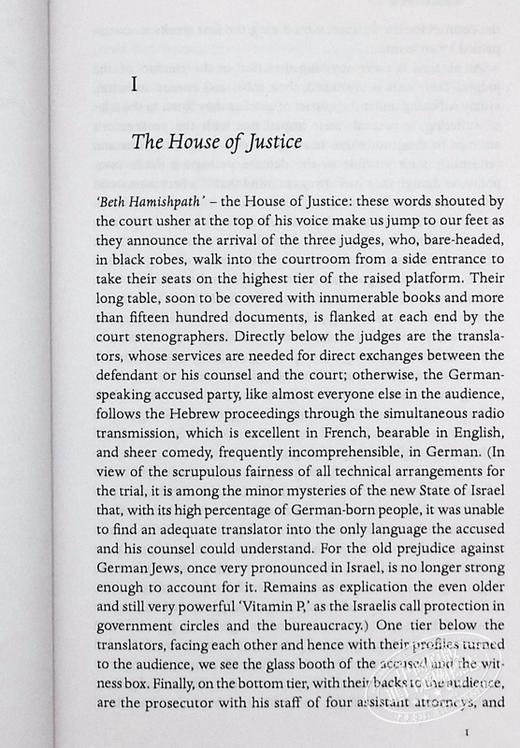 【中商原版】艾希曼在耶路撒冷 英文原版 PMC Eichmann in Jerusalem  A Report on the Banality of Evil Hannah Arendt 商品图5