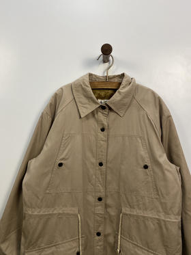 90年代 Vintage LONDON FOG 伦敦雾  可拆卸长绒毛内衬 台湾制 棉服 夹棉外套_CTJK(L)