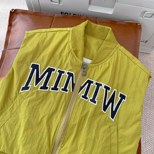 【坎肩式设计，秋季优选！】男童字母马甲韩版2023秋季新款童装坎肩小童马夹儿童帅气外套背心lm 商品图3