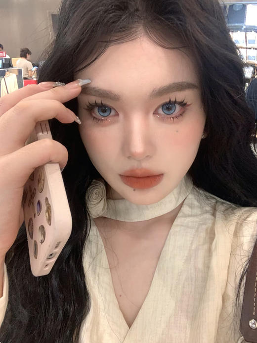 【中直径】NEWSCOKO-蓝气泡-14.2mm【年抛 0-1000度 含有525/575度】 商品图3