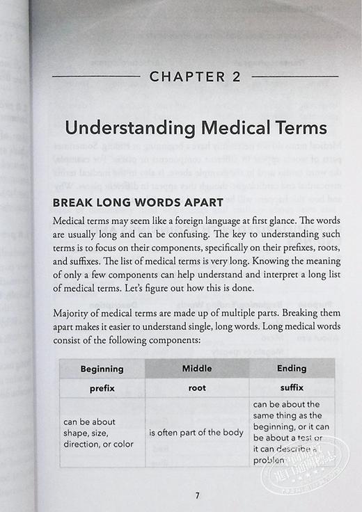 【中商原版】医学术语 记忆 发音和理解医学术语的有效方法 第2版 英文原版 M MastenbjörkMedical Terminology 商品图6
