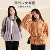 秋冬季【双面北极绒外套】珊瑚绒外套  女式宽松羊羔毛卫衣  温暖加厚北极绒夹克 商品缩略图1