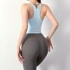 【限时秒】YOGACODE【火树银花系列】工字美背运动显瘦瑜伽健身服背心YCDSG653（一体式胸垫） 商品缩略图1