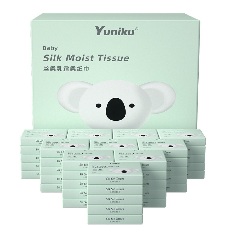 像丝绸一样柔软纸巾!中科大研发[Yuniku优尼可 丝柔乳霜柔纸巾]