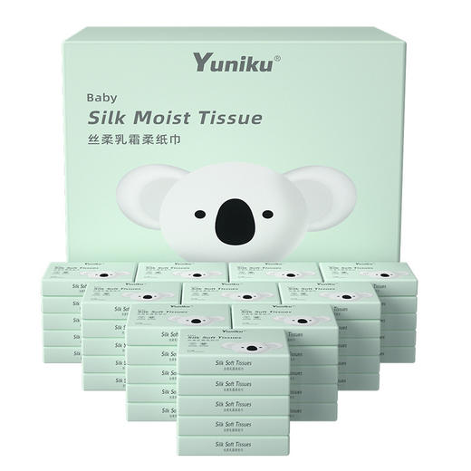 像丝绸一样柔软纸巾!中科大研发[Yuniku优尼可 丝柔乳霜柔纸巾] 商品图0