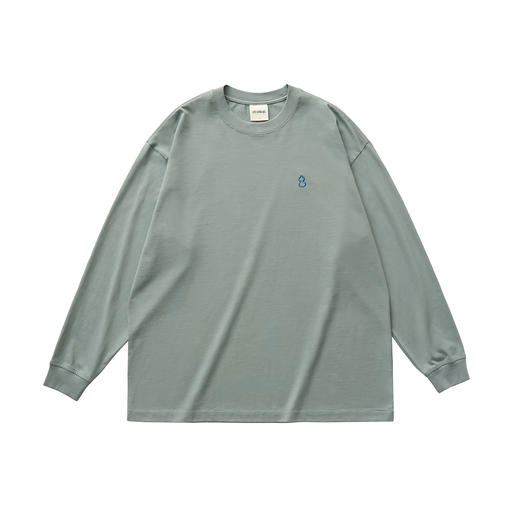 吃茶去chichaqu 全棉圆领刺绣葫芦长袖T恤 商品图0