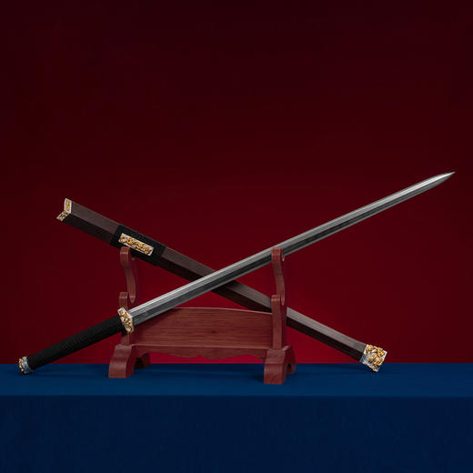 螭龙剑 沈州作品 沈广隆剑铺龙泉沈广隆宝剑 收藏剑传统剑手工剑 沈州作品  sgl-2008 未开刃 商品图4