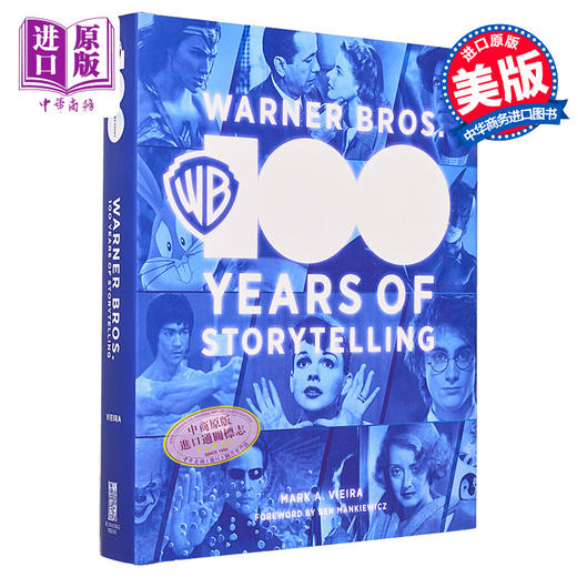 【中商原版】华纳兄弟 百年官方纪念画册 好莱坞影业传记 Warner Bros 100 Years of Storytelling 英文原版 Mark A Vieira 商品图0