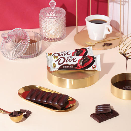 德芙（Dove）香浓黑巧克力43g*12共516g休闲小零食糖果礼物 商品图3