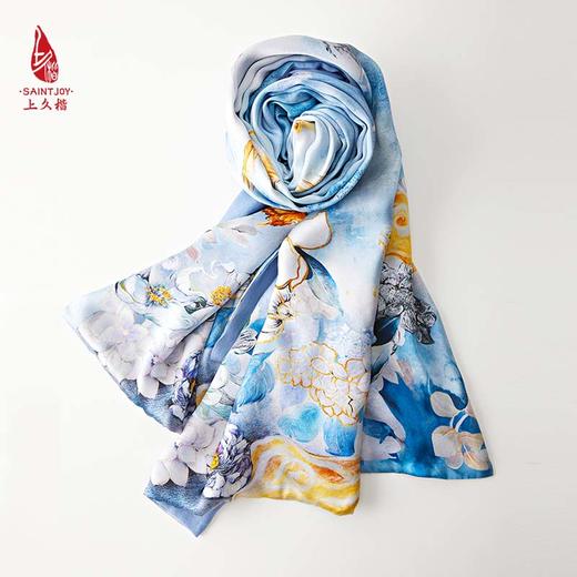SAINTJOY/上久楷真丝披肩 女式真丝披肩  呦呦鹿鸣 PJS23001 商品图8