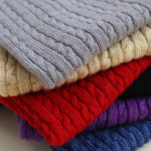 TG-TG04S056秋冬显脸小保暖真丝羊绒针织帽女毛线帽子桑蚕丝大头围月子帽 商品图2