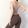 【限时秒】YOGACODE【火树银花系列】工字美背运动显瘦瑜伽健身服背心YCDSG653（一体式胸垫） 商品缩略图3