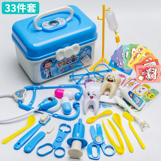 工厂儿童医生玩具套装女孩仿真护士听诊器打针过家家医疗工具箱 商品图10